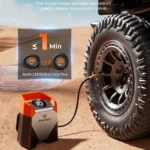 Heavy-Duty 160PSI Portable Tire Inflator with 15600mAh Battery & Fast Pump 4 49760 34386e