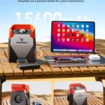 Heavy-Duty 160PSI Portable Tire Inflator with 15600mAh Battery & Fast Pump 5 49760 ed0ea5