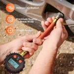 High-Precision Digital Tire Pressure Gauge 250 PSI with LCD & Rubber Hose 5 49785 f31b50