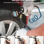 Digital Tire Pressure Gauge 0-250 PSI with Air Chuck & Compressor Accessories 6 49792 243d93