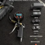 Digital Tire Pressure Gauge 0-250 PSI with Air Chuck & Compressor Accessories 5 49792 fd74cf