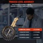 Heavy-Duty Tire Pressure Gauge with Glow Dial – 75 PSI Mechanical Tester 6 49809 e919bb