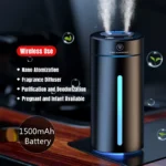 380ML Double Mist Car Air Humidifier & Essential Oil Diffuser with Mood Light 8 49820 9bd0e7