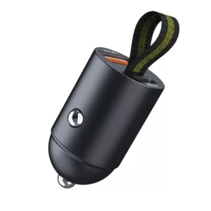 PD 30W Mini USB Car Charger with Dual Port Fast Charging