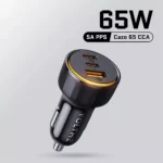 65W USB-C Car Charger Fast Charge with QC 4.0 & PD 3.0 for Phones & Tablets 3 49927-9f19f2.webp
