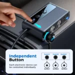 154W 9-in-1 Multi-Port Car Charger Adapter with 3 Sockets & USB Fast Charging 6 49942 a8fe07
