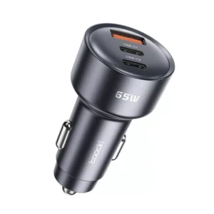 65W 3-Port USB-C Car Charger