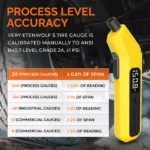 Digital Tire Pressure Gauge 200 PSI with LED Backlight & Visual Display 6 50017 3f7fe2