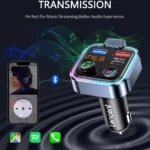 Bluetooth 5.3 FM Transmitter with 48W PD+QC3.0 Fast Charging & LED Lights 4 50037 2c734e