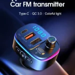 Bluetooth FM Transmitter with 20W PD Charging & Noise-Canceling Mic 4 50046 92b013