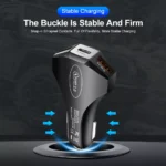 7A USB Car Charger with 3 Fast Charging Ports 4 50065 c0a98a