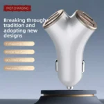 4-Port 30W Fast Car Charger with USB & Type-C Quick Charge 9 50085 51a8db