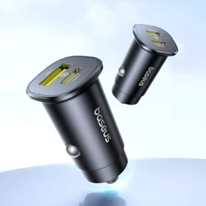 30W Dual Port USB-C Car Charger