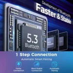 Bluetooth 5.3 FM Transmitter Car Adapter with AUX, Bass Boost & 3-Port Fast Charging 7 50130 1a9cec