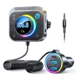 Bluetooth 5.3 FM Transmitter Car Adapter with AUX, Bass Boost & 3-Port Fast Charging 3 50130-d46037.webp