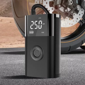 Wireless Electric Tire Inflator with LED Light for Car, Bike, Ball
