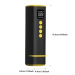 Portable 12V 150PSI Car Tire Inflator with LED Display & Extended Power Cord 10 50300 9859cc