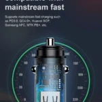30W Dual Port Car Fast Charger USB & Type-C | Quick Charge 4.0/3.0 6 50366 24fa78