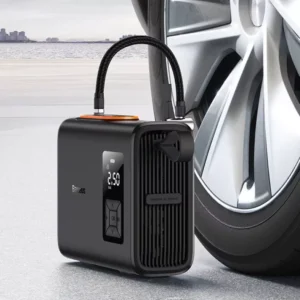 Portable Dual Cylinder Tire Inflator – 250W Wireless Car & Bike Air Pump