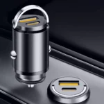 100W Hidden Car USB Charger - Super Charge Dual USB Port Adapter for iPhone, iPad, Android 4 50403 744bc6