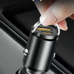 100W Hidden Car USB Charger - Super Charge Dual USB Port Adapter for iPhone, iPad, Android 7 50403 e57e6e
