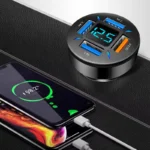 66W 4-Port USB Car Charger with USB-C & QC3.0 Fast Charging 7 50413 ed109d