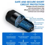 66W Dual USB Fast Car Charger with Type-C PD Port for Phones & Devices 6 50430 6a06d0