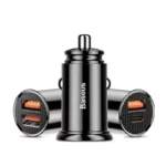 30W Dual Port USB-C + USB Car Charger | QC4.0 QC3.0 PD Fast Charging Adapter 9 50491 d5d2ea