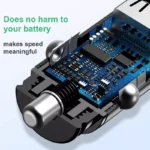 30W Dual Port USB-C + USB Car Charger | QC4.0 QC3.0 PD Fast Charging Adapter 7 50491 d6d1ca