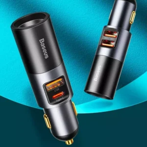 120W Fast Car Charger with QC 3.0 & PD 3.0 for iPhone, Samsung & More