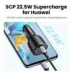 69W USB-C Car Charger with Triple Fast Charging Ports and Cooling Design 8 50535 0669d9