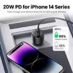 69W USB-C Car Charger with Triple Fast Charging Ports and Cooling Design 6 50535 8bc576