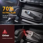 Ultra-Slim Retractable 57W Car Charger with 3 Ports 8 50616 4daf99