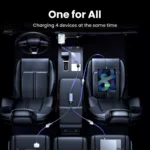 130W Car Charger with 4 USB Ports, Fast Charging for iPhone, iPad & Notebook 6 50642 ab9e95