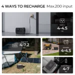 700W Portable Power Station 716Wh Solar Generator for Camping and RV Trips 6 50724 100c16