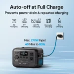 Portable 300W 204Wh Solar Power Station with Fast Charging 4 50806 a0392b