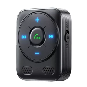 Bluetooth 5.4 Aux Adapter for Car with Mic Noise Cancellation and Bass Boost