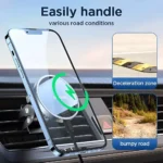 15W Magnetic Wireless Car Charger & Phone Holder for iPhone 16-11 Series 7 54748 171764