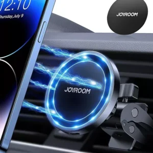 15W Magnetic Wireless Car Charger & Phone Holder for iPhone 16-11 Series