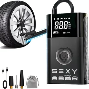 Tesla Model Y & Model 3 Highland Cordless Portable Tire Inflator & Pressure Gauge