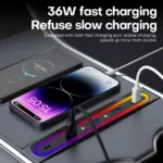 Tesla 27W Fast Charging Docking Station with LED Lights 8 55367 b97abc
