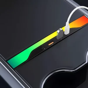 Tesla Model 3 Y Docking Station 27W PD Type C Hub Quick Charger with RGB Ambient LED Light
