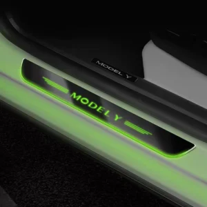 LED Welcome Pedal Threshold Strips for Tesla Model 3/Y - Color Changing & Magnetic