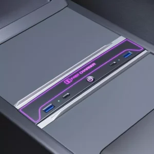 Tesla Model 3 Highland 4-Port USB Hub 27W Fast Charger Smart Docking Station