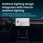 27W 2-Port Wireless Charger & USB Hub Docking Station for Tesla Model 3 & Y 5 55832 76071e