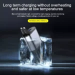 120W Car Charger with Retractable Cable & USB Type-C Fast Charge for iPhone & Samsung 7 55954 30b35b