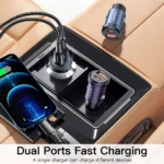 30W/45W USB Car Charger - Quick Charge 4.0, PD 3.0, Fast Charging for iPhone, Samsung, Huawei 7 55984 09a2e5