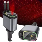 4-in-1 Retractable Car Charger with Starlight Roof, 100W USB-C Fast Charging 4 56044 a8c461