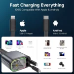 4-in-1 Retractable Car Charger with Starlight Roof, 100W USB-C Fast Charging 9 56044 d63a2a