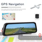 9.66" Touch Screen Rear View Mirror 6 56139 df7055